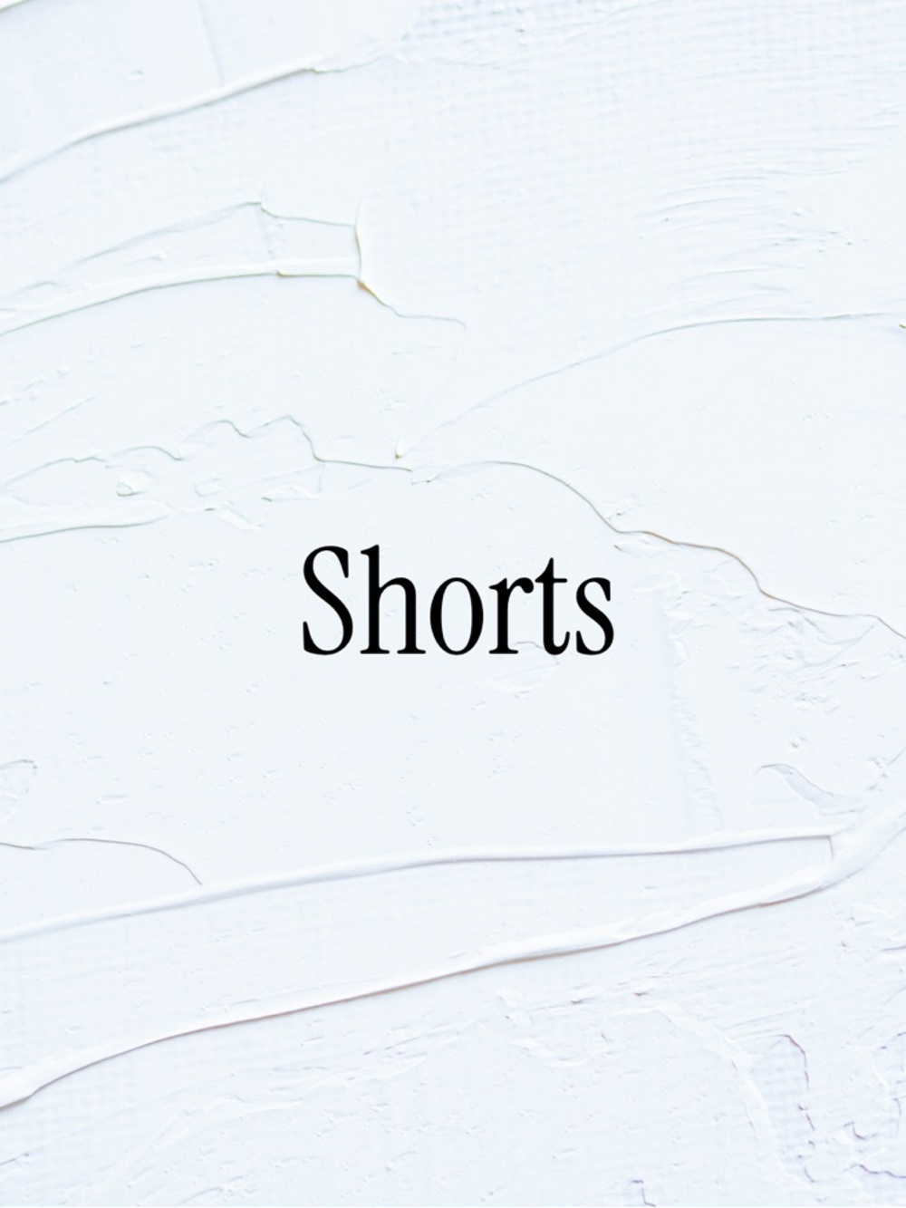 Women’s White Shorts